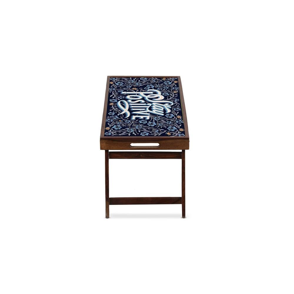Brunch and Solid Wood Bookshelf and Serving Tray In Multicolour
