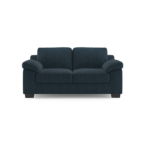 Esquel Premium 2 Seater Fabric Sofa in Indigo Blue Colour - Urban Ladder