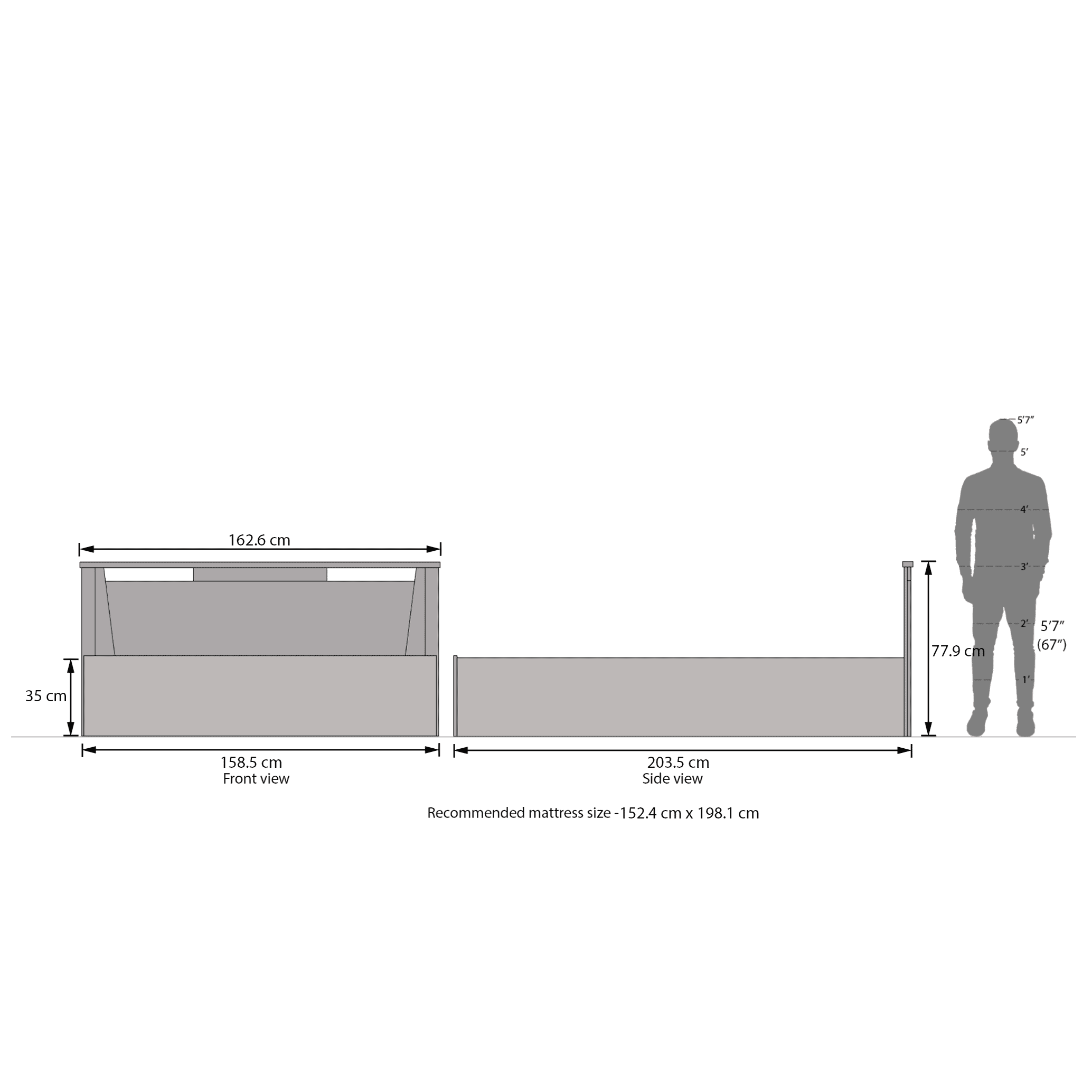 Pavis Storage Bed