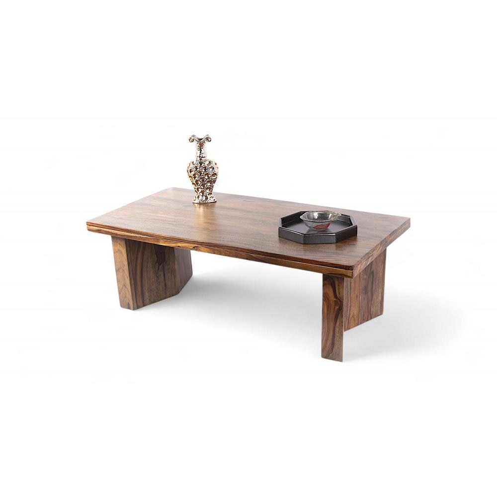 Kassel Sheesham Wood Coffee Table In Teak Finish
