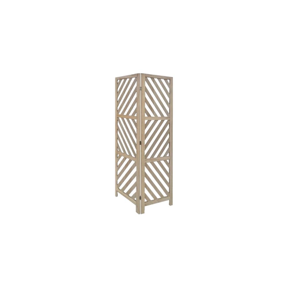 Loreene Solid Wood 4 Panel Room Divider