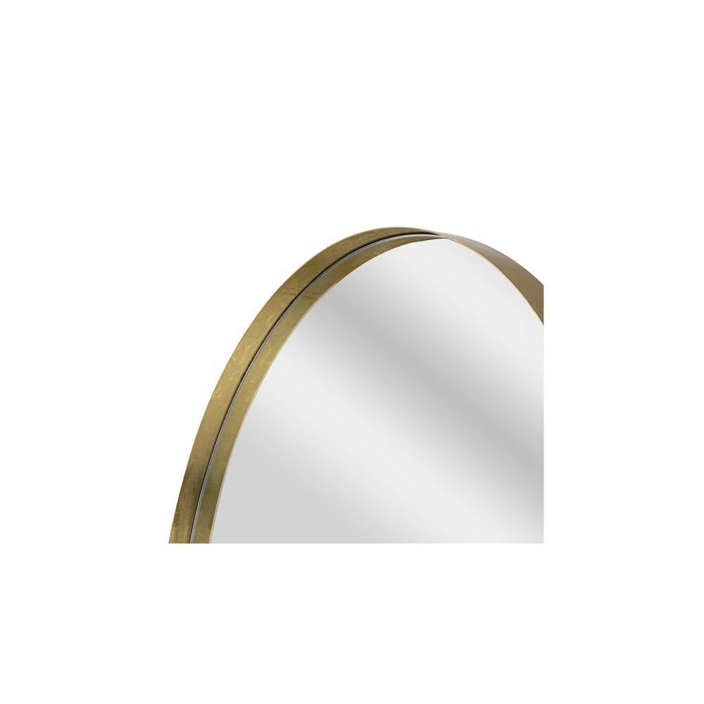 BrushedSteel Reflections Wall Mirror