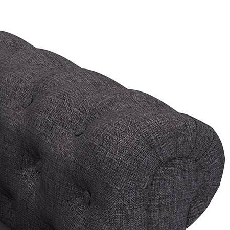 Winchester Essential 3 Seater Fabric Sofa in Steel Colour