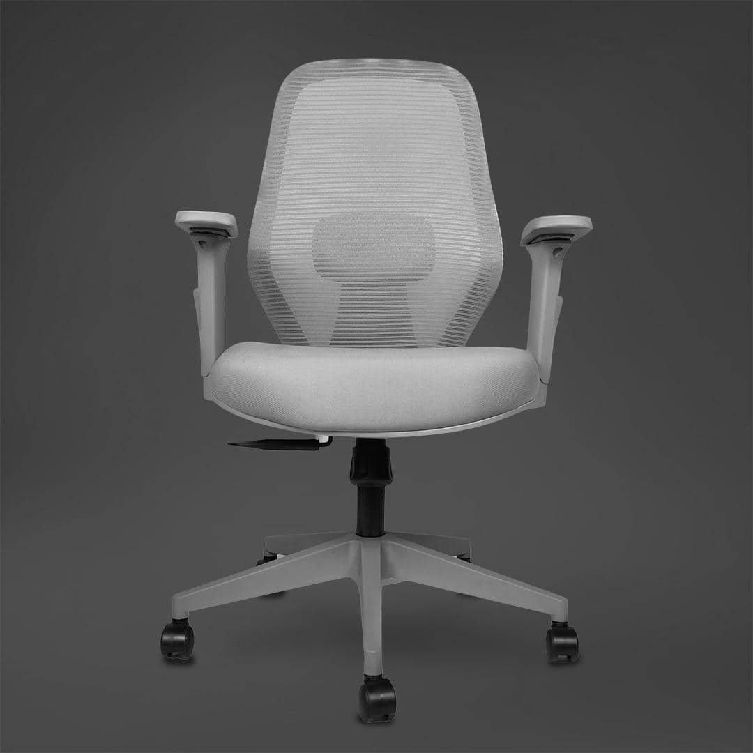 Verve Mid Back Mesh Office Chair in Grey Colour