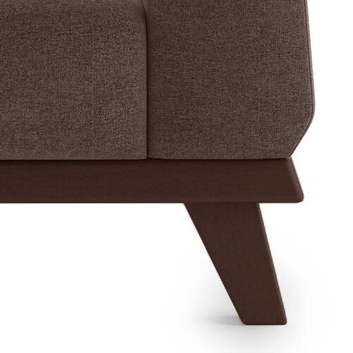 Granada Essential 2 Seater Fabric Sofa in Daschund Brown Colour