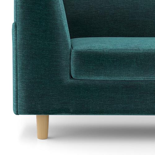 Rubik Premium 2 Seater Fabric Sofa in Malibu Colour