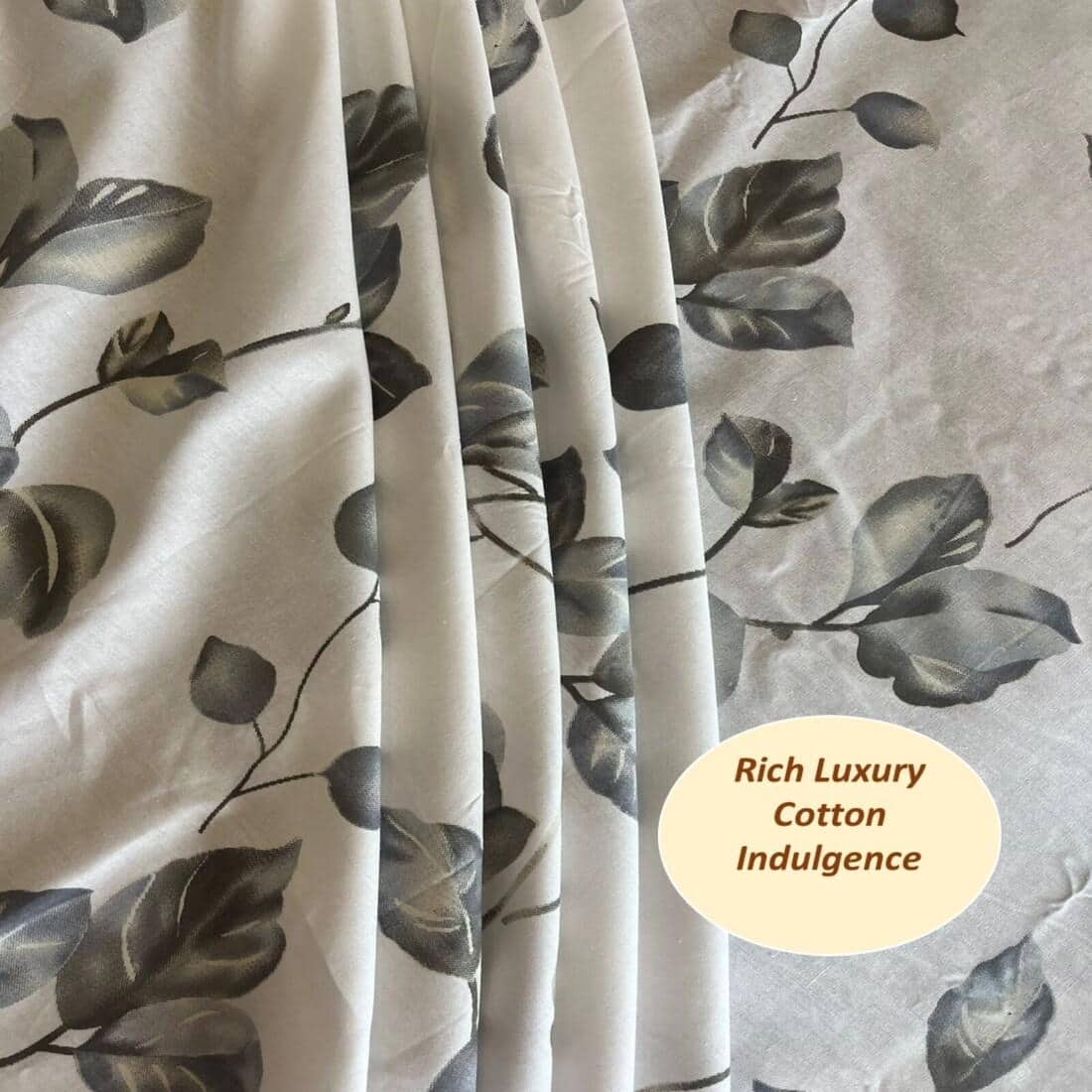 Threads Silky Touch Camri Series Premium Super King Size Flat Bedsheet 275 x 275 cms