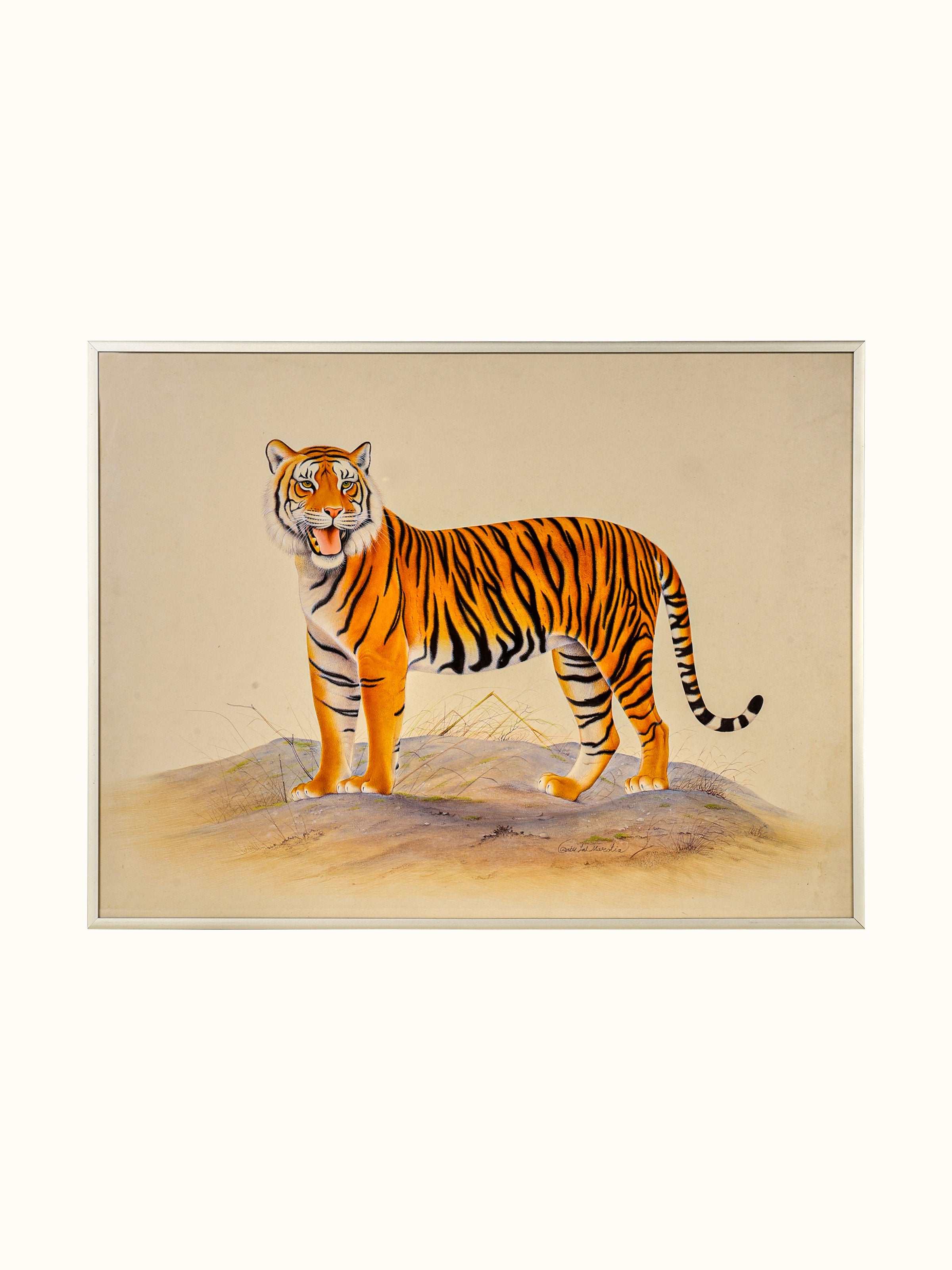 Roaring Riger Miniature Painting