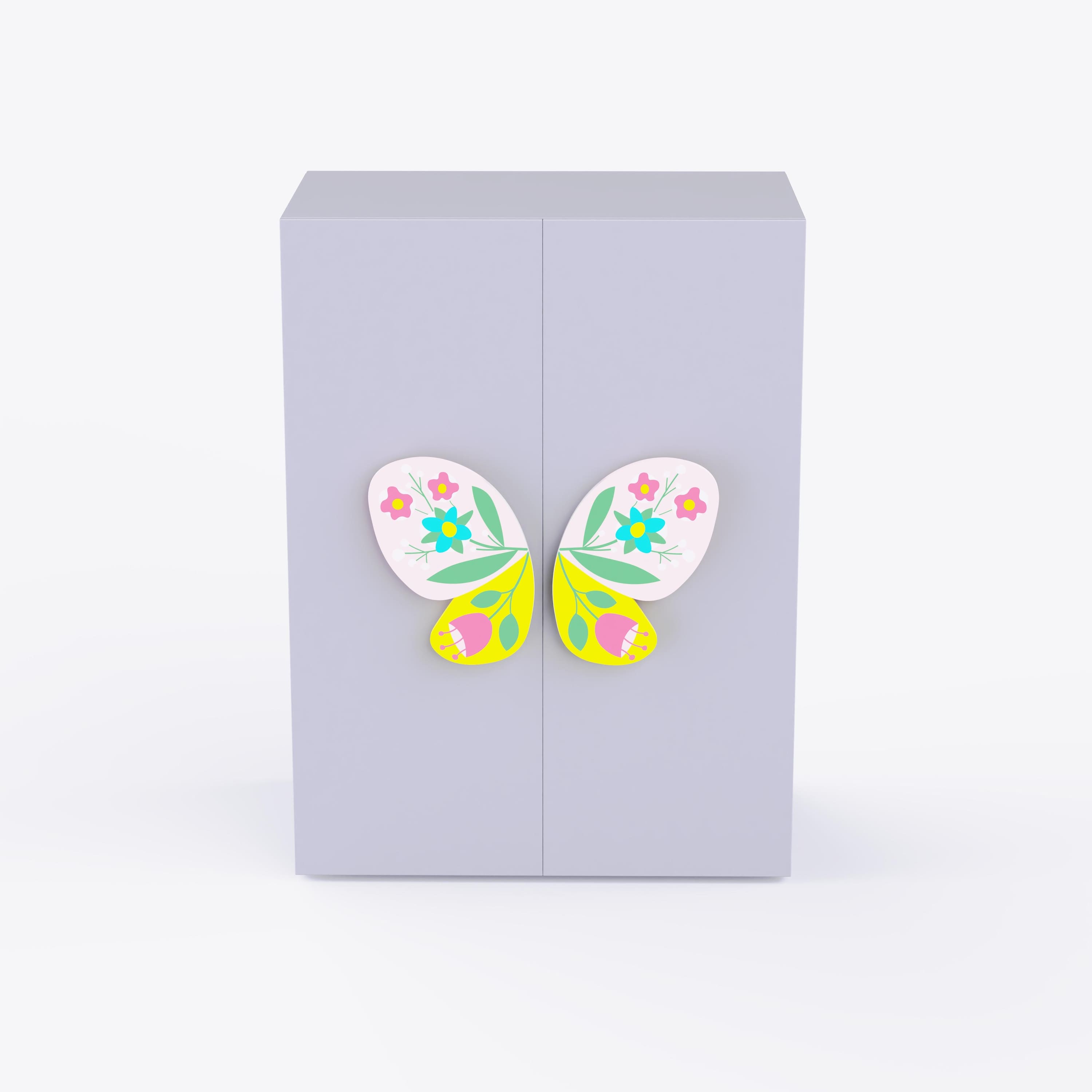 Fly Away Cabinet Storage In Light Grey Colour