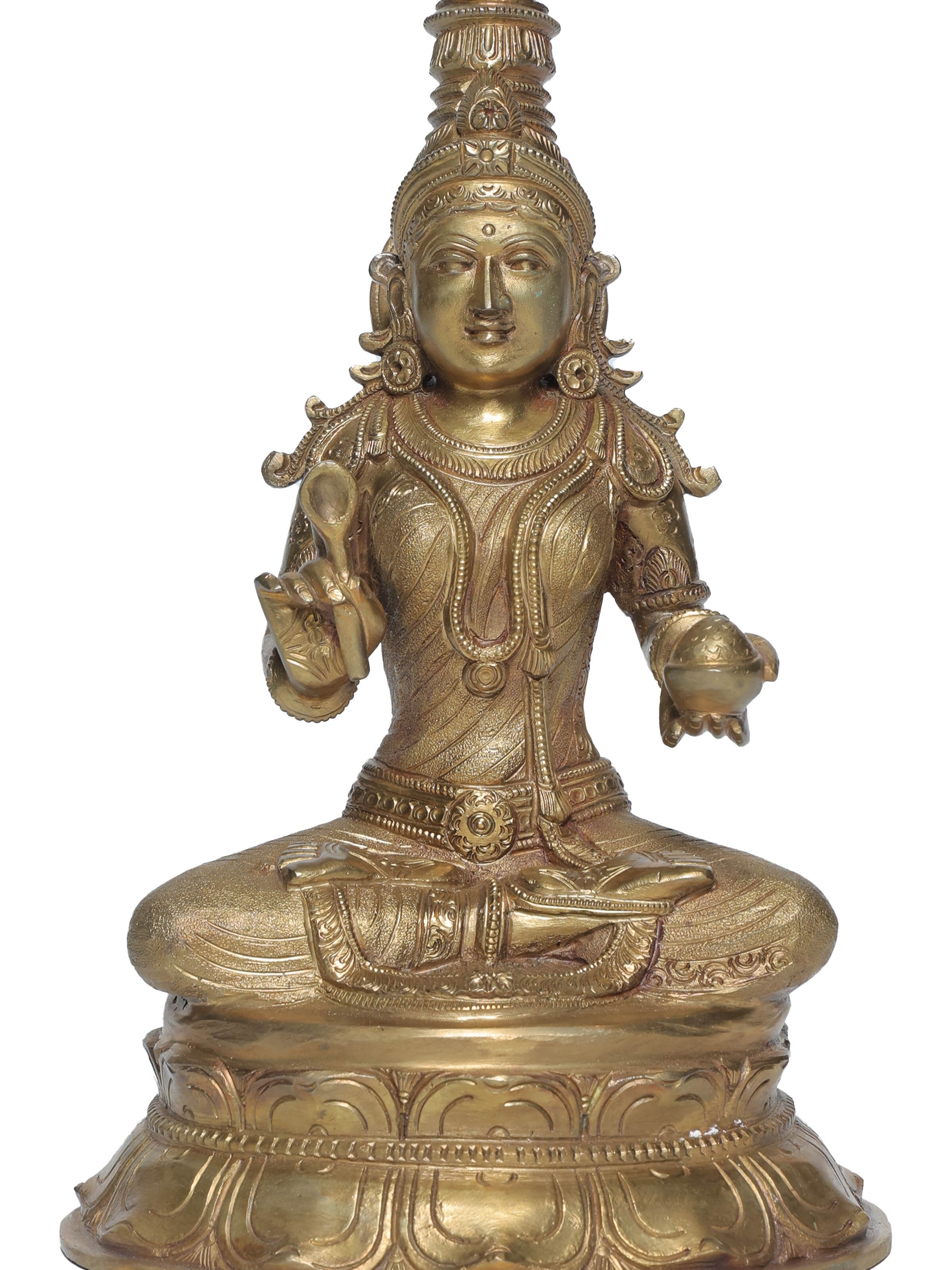 Bronze Cast Annapurneshwari Idol
