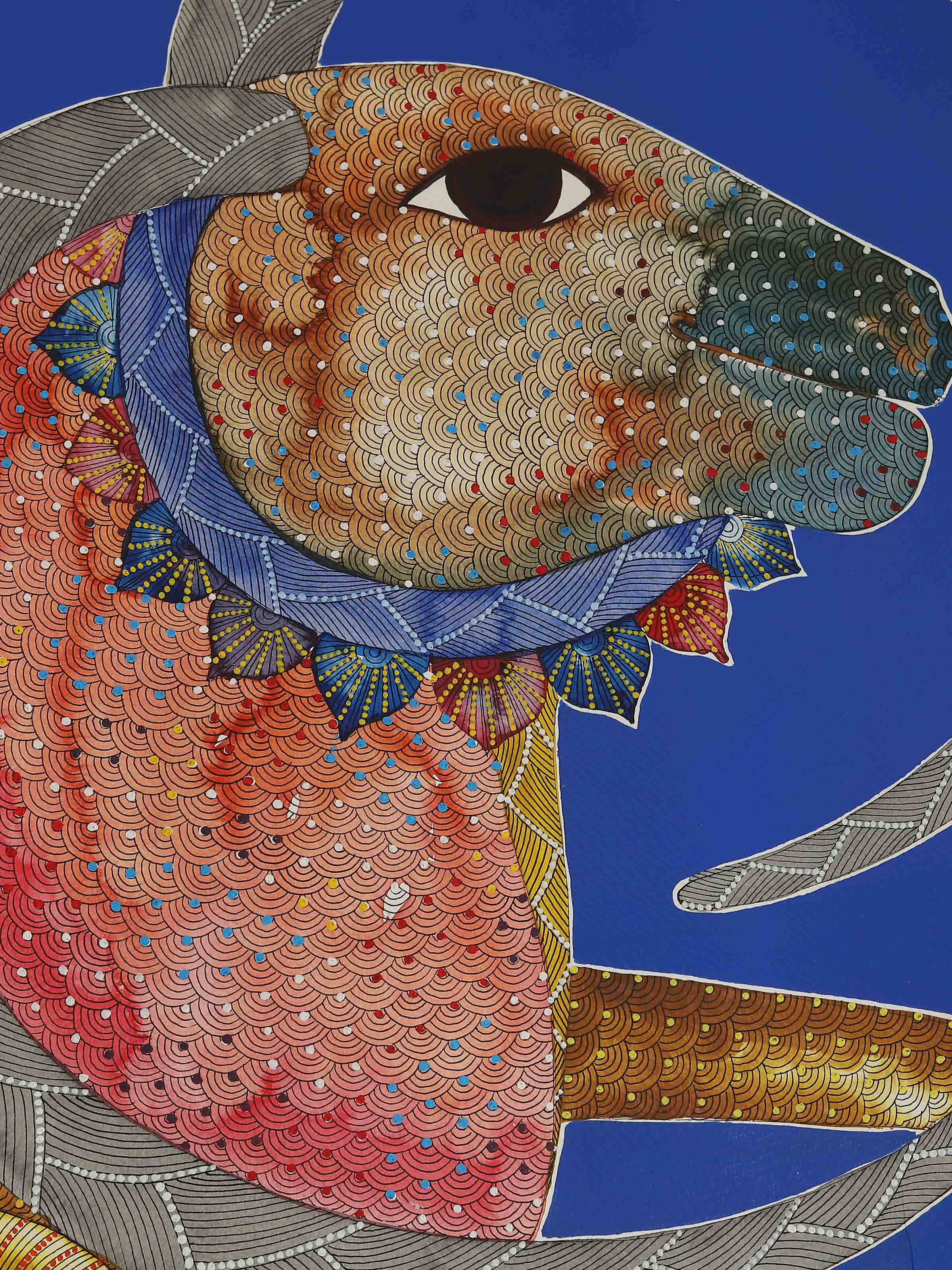Quiet Companions Gond Art