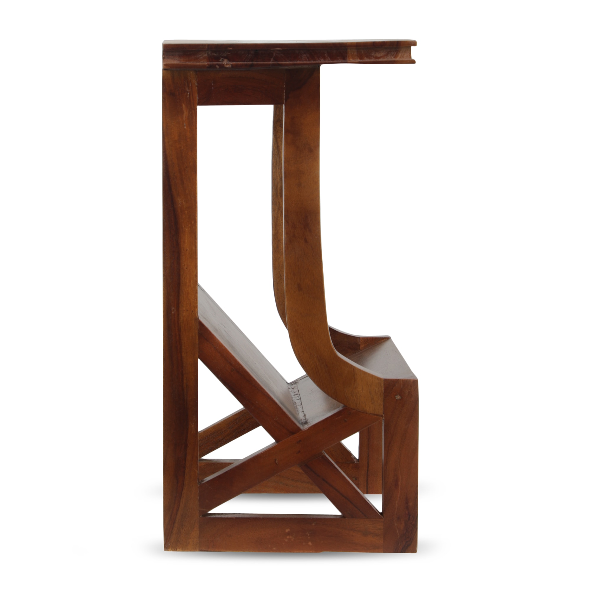 Mosby Solid Wood Side Table in  Natural Finish