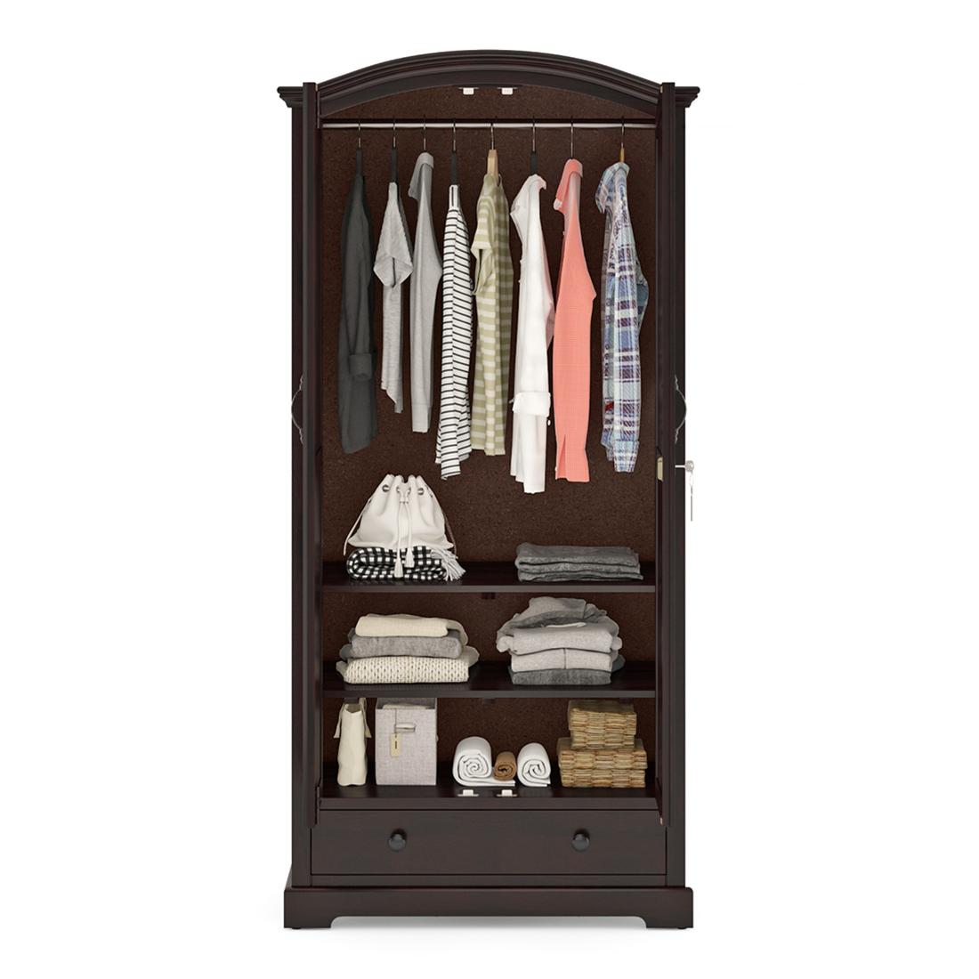 Alexandra Wadrobe in Mahogany Finish