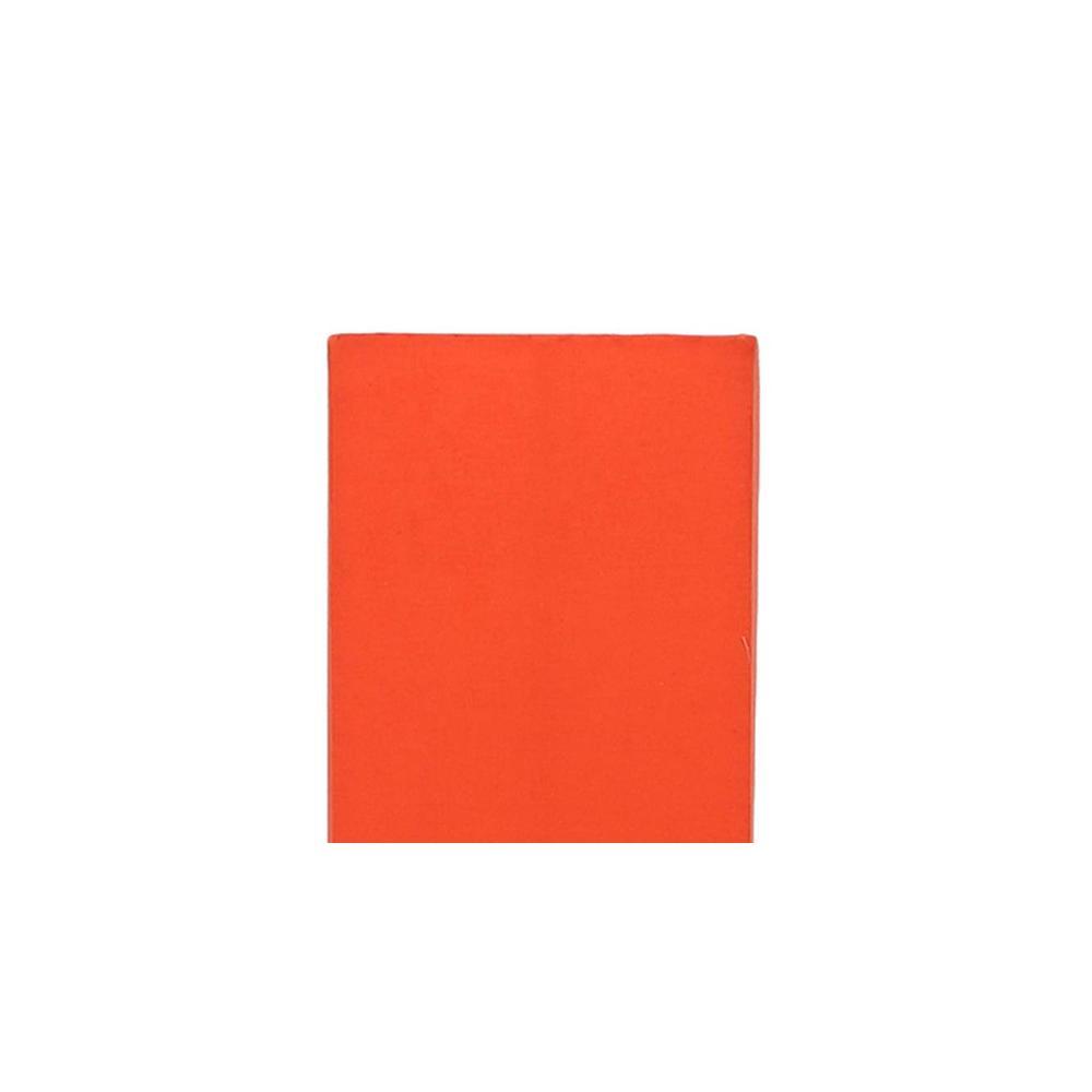 Cher Orange Cotton Shade Floor Lamp