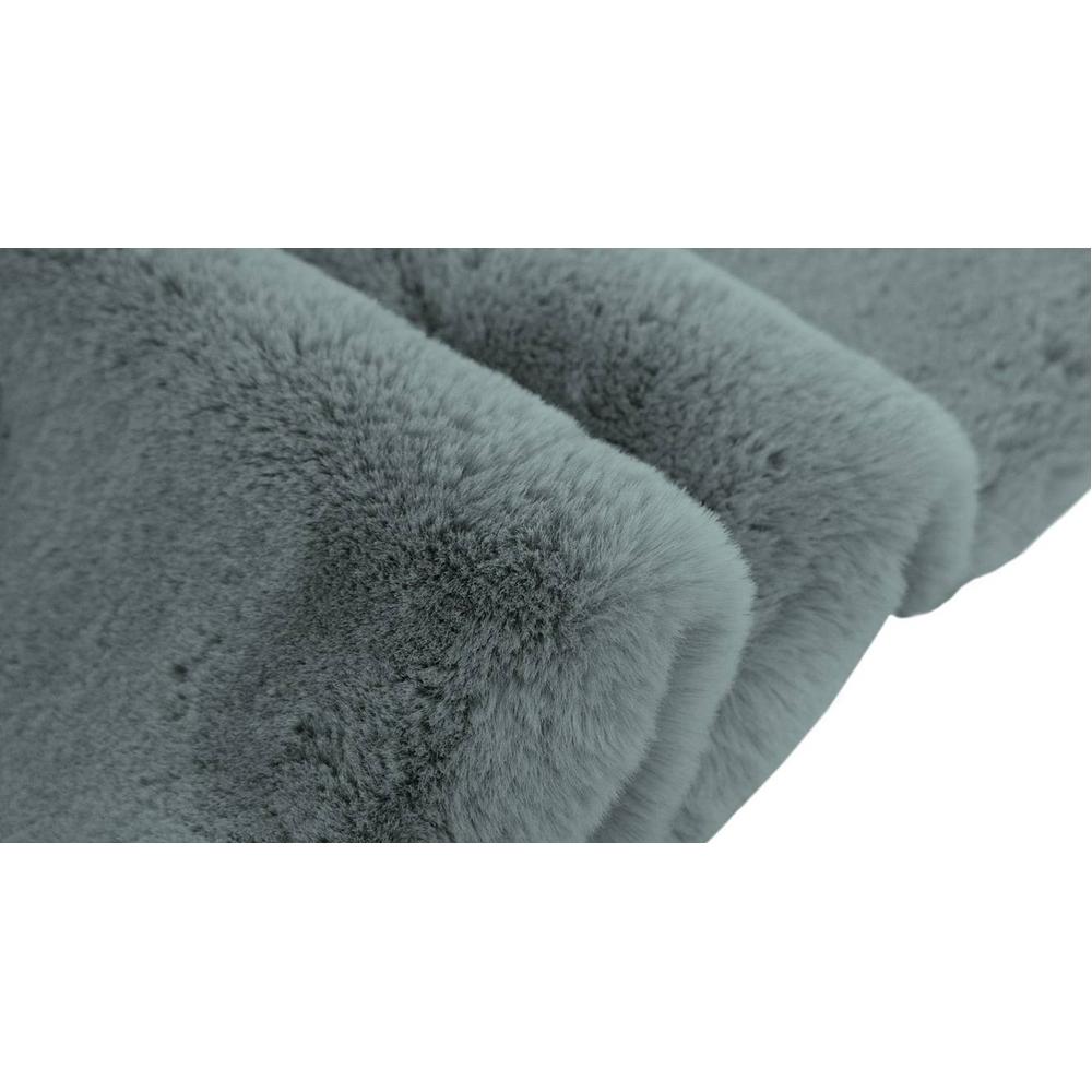 Adalee Green Solid Natural Fiber 6x4 Ft Carpet