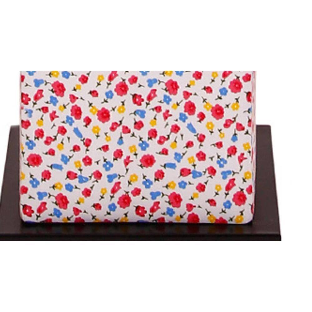 Washington Multicolour Cotton Shade Floor Lamp