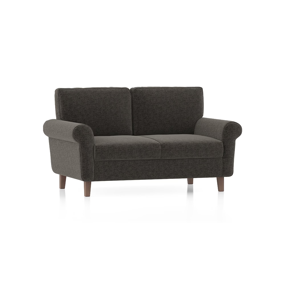 Oxford 2 Seater Fabric Sofa in Smoke Grey Colour
