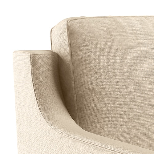 Abbey Sectional Sofa (Colour : Pearl, Cushion : Hard, Seater : Left Aligned 3 Seater + Left Aligned Chaise)