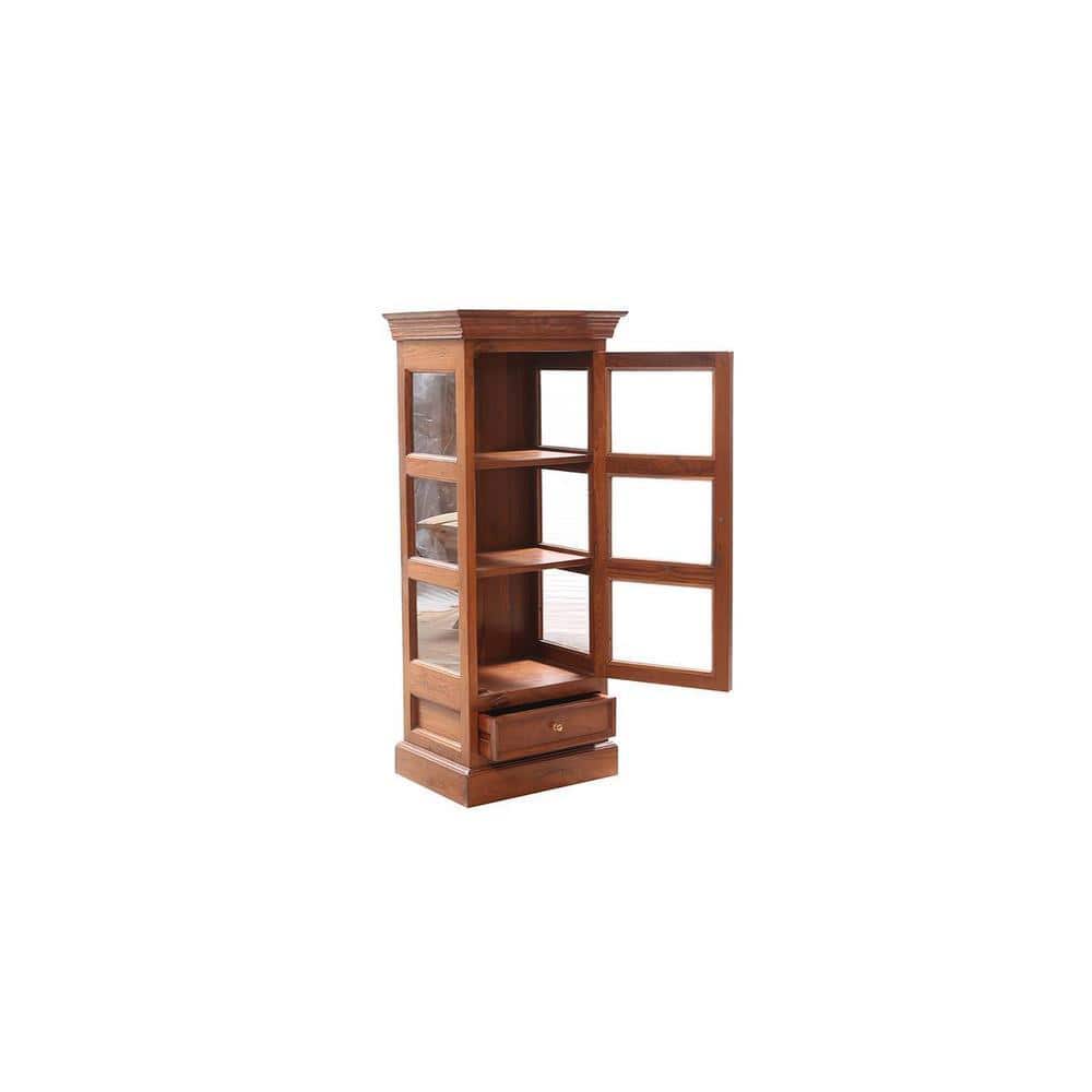 Dhaval Solid Wood Bookshelf In Brown Finish