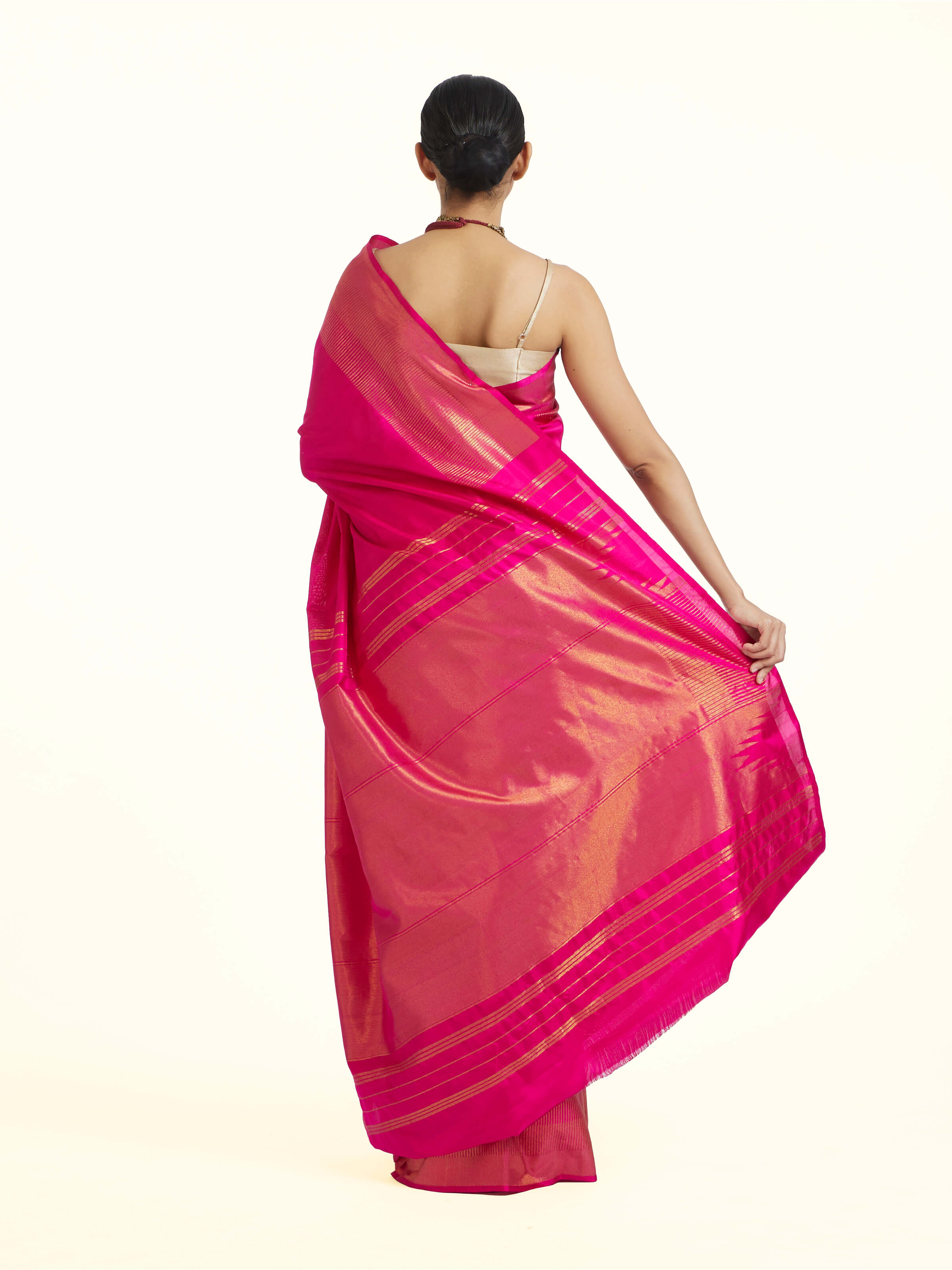 Red Silk Handloom Zari Saree