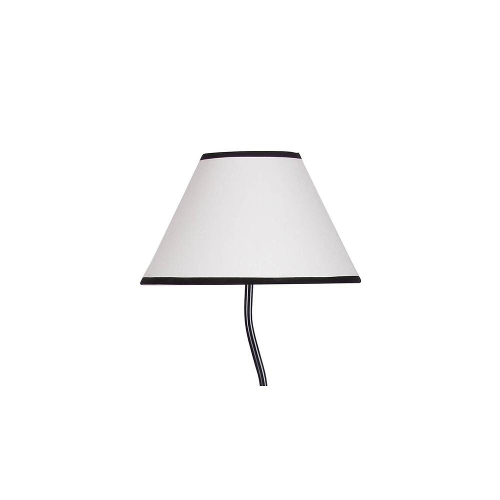 January Zig Zag Iron Floor lamp with Cotton Conical Multicolor shade (Z36)