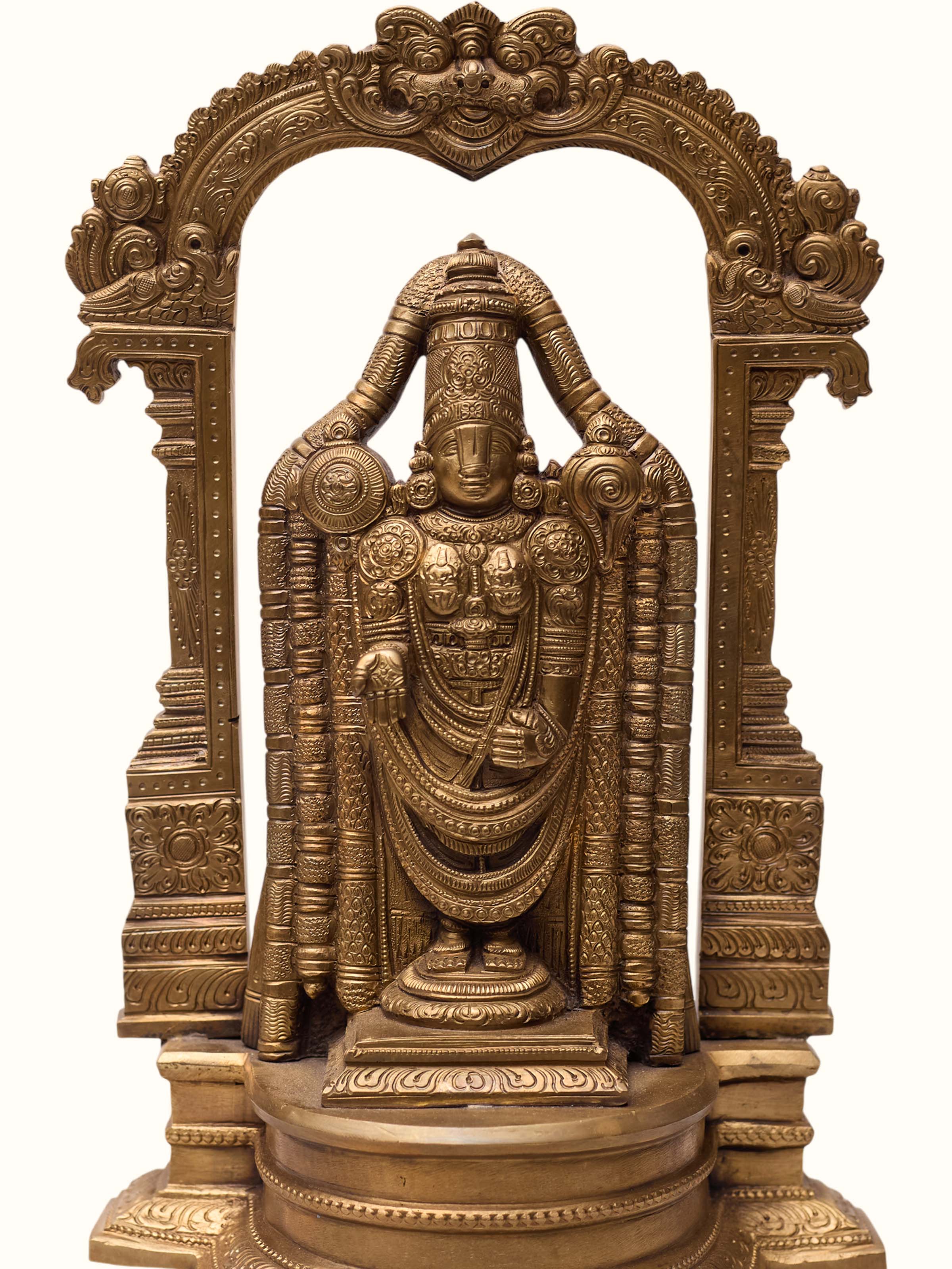 Bronze Cast Baby Krishna Idol