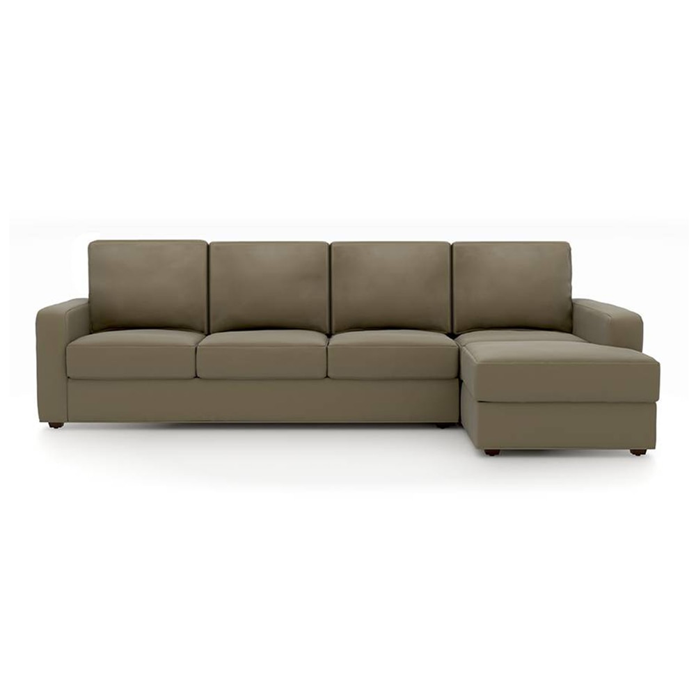 Apollo Compact Sofa (Colour : Cappucino, Cushion : Hard, Seating Capacity : Right Aligned 3 Seater + Right Aligned Chaise)
