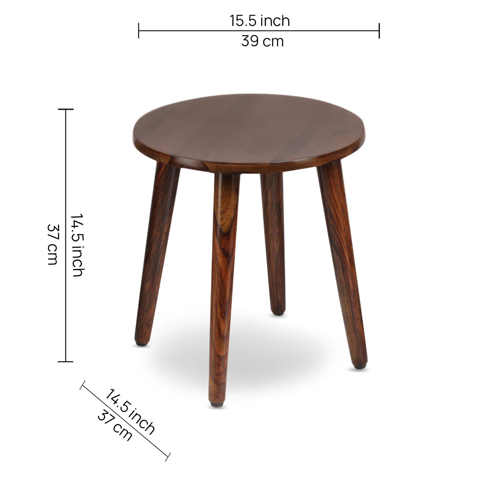 Nova Solid Wood  Ottomon in  Multicolor Colour