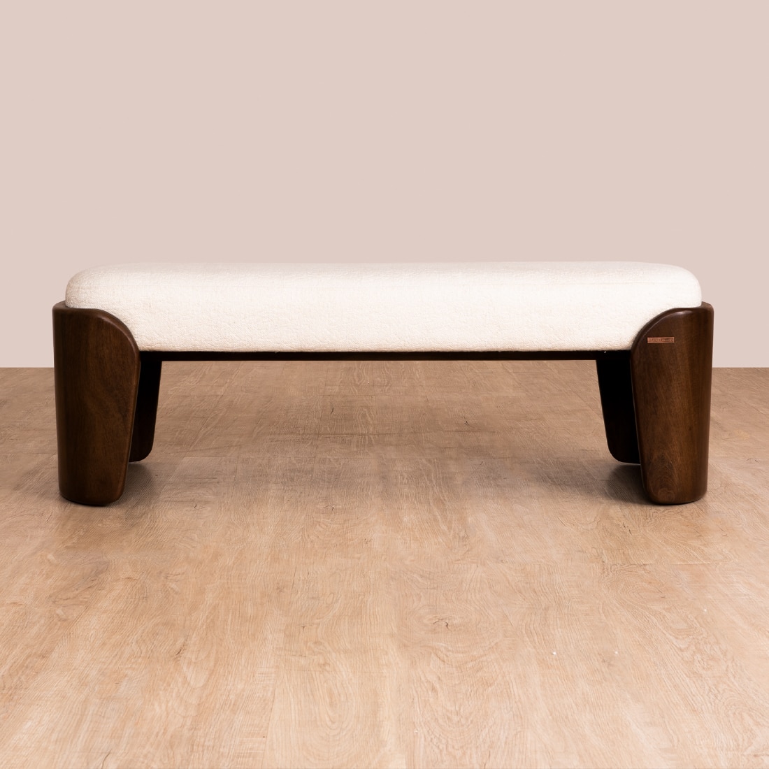 Brio Solid Wood Bench in Brown Colour - Orange Tree