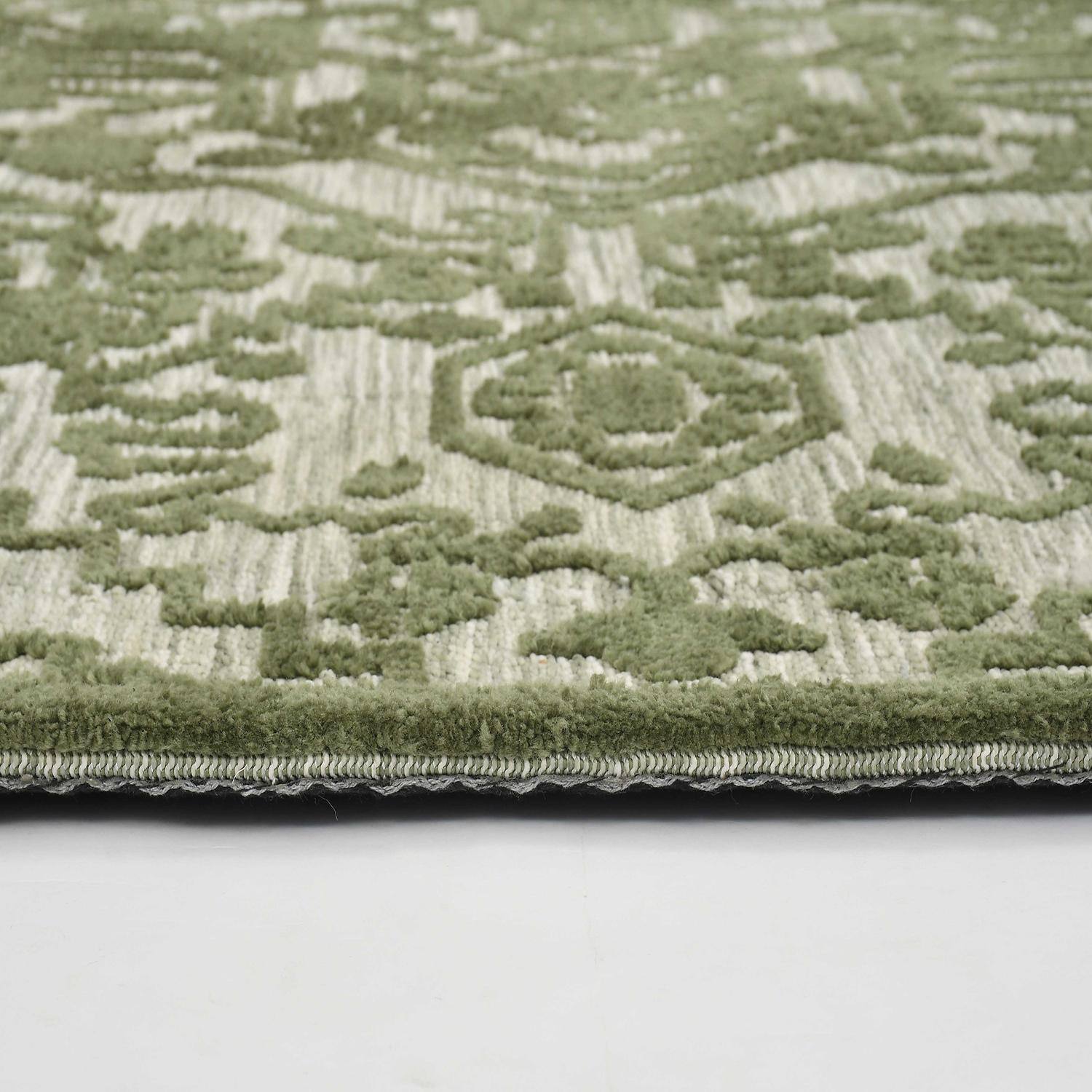 Multicolor Traditional Machine Made Polyester 2 X 5 Feet Carpet