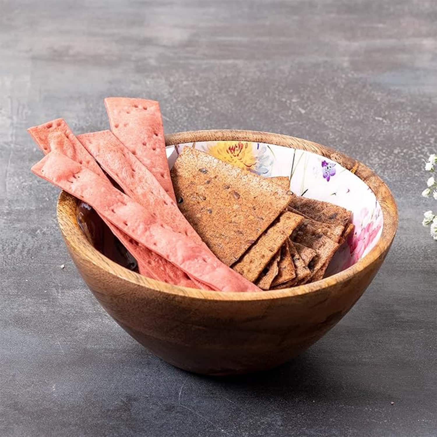 Allure Botanic Mango Wood Bowl