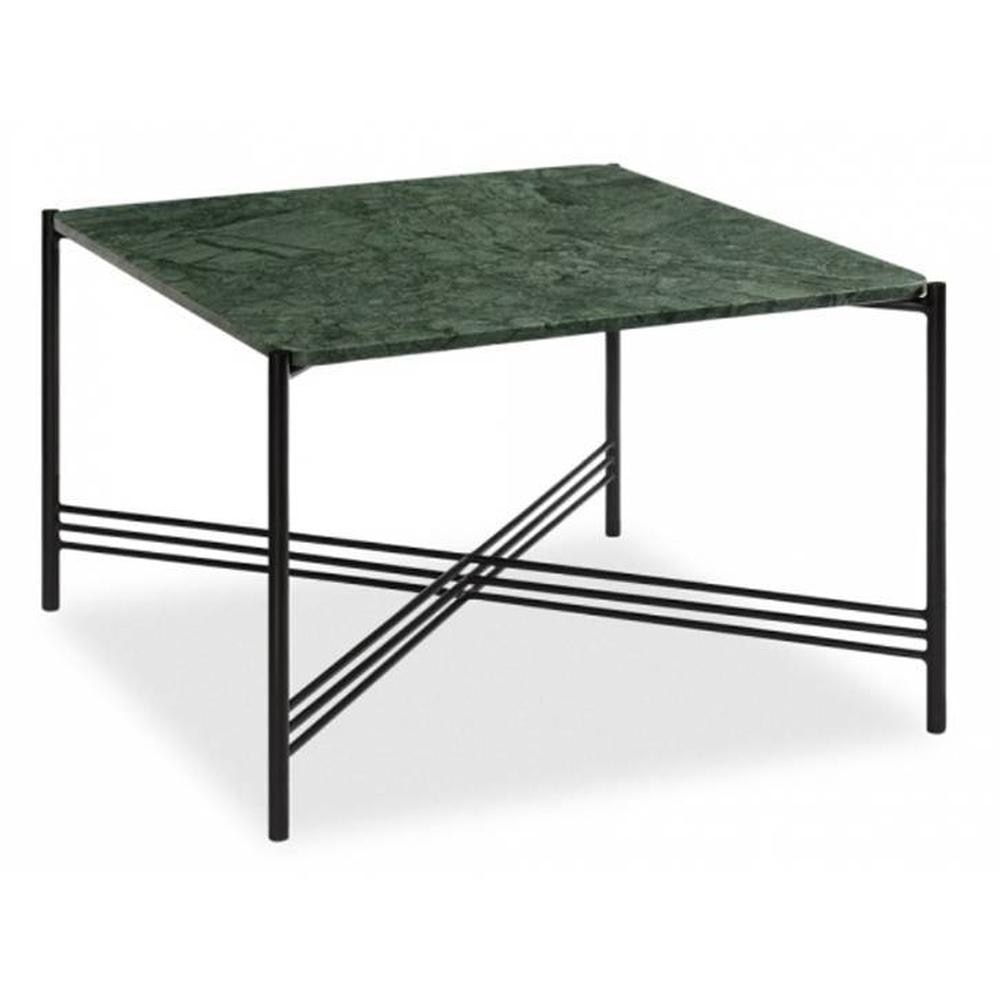 Grazia Square Metal Coffee Table In Black Finish