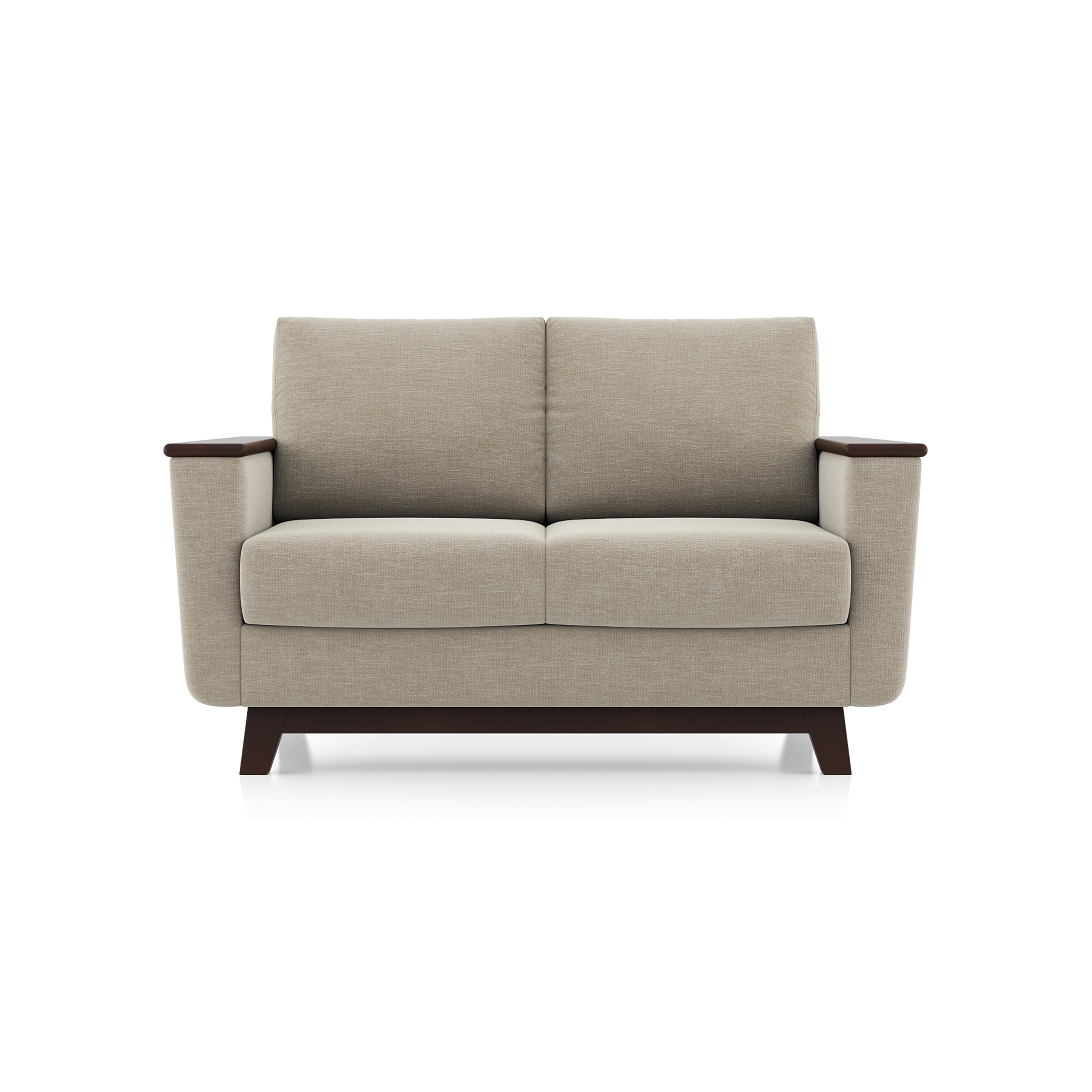 Corby Essential 2 Seater Fabric Sofa In Oyster Beige