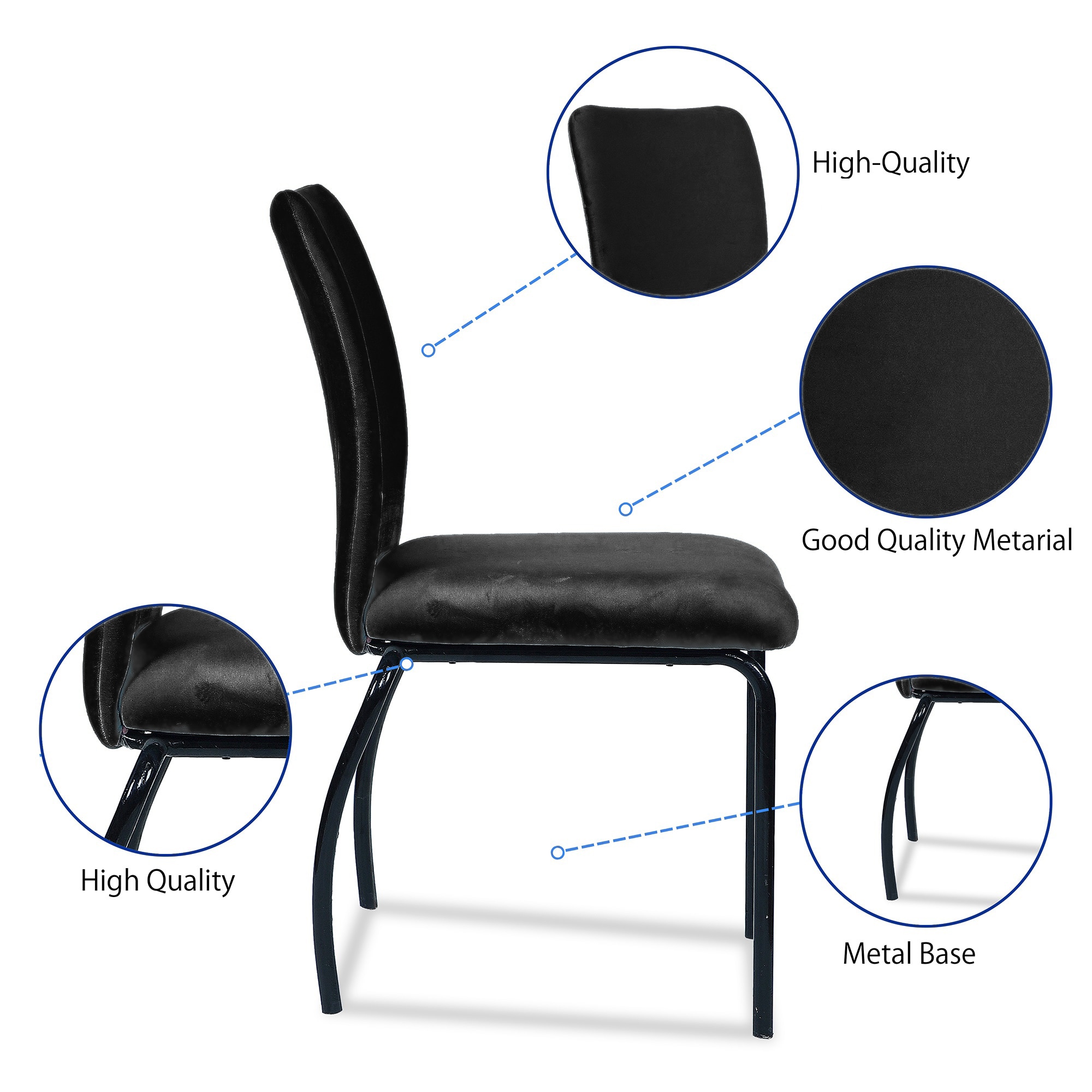 Fueanka Dining  Chair in Black