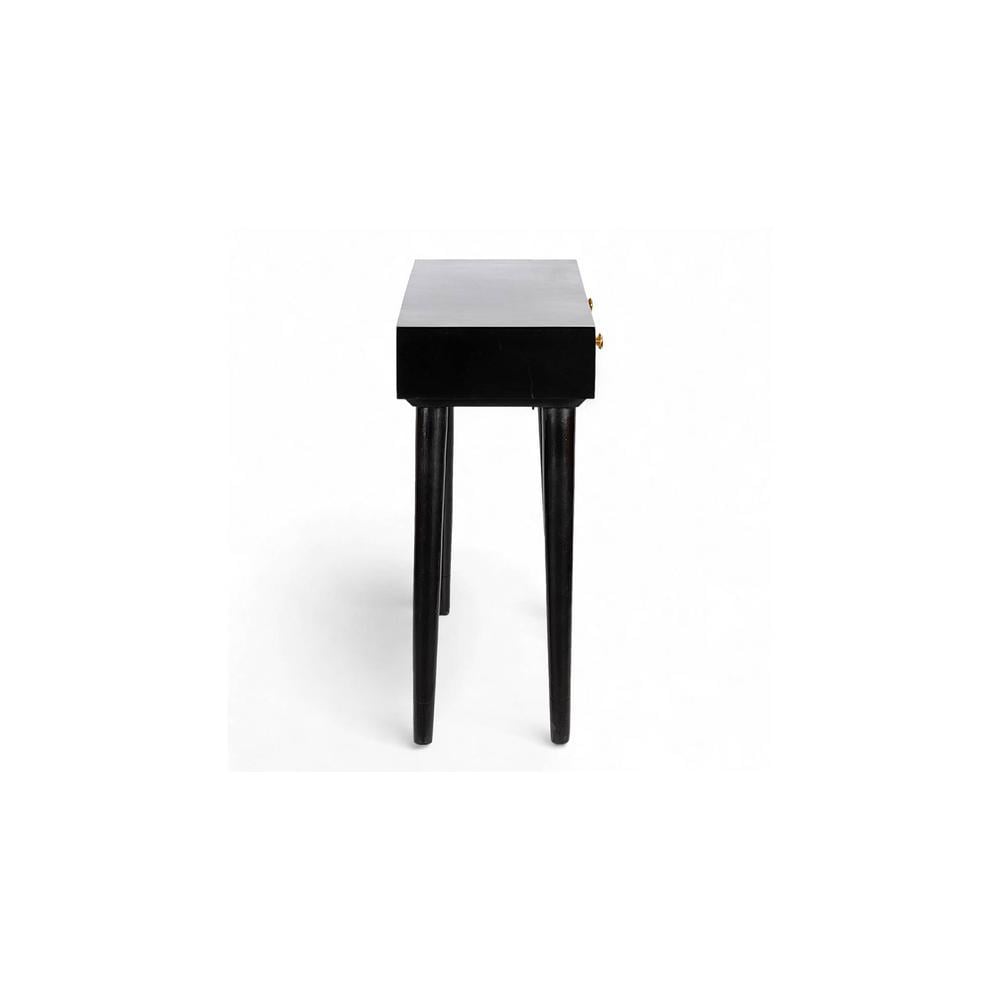 Vintara Sheesham Wood Contemporary Console Table in Dark Walnut finish