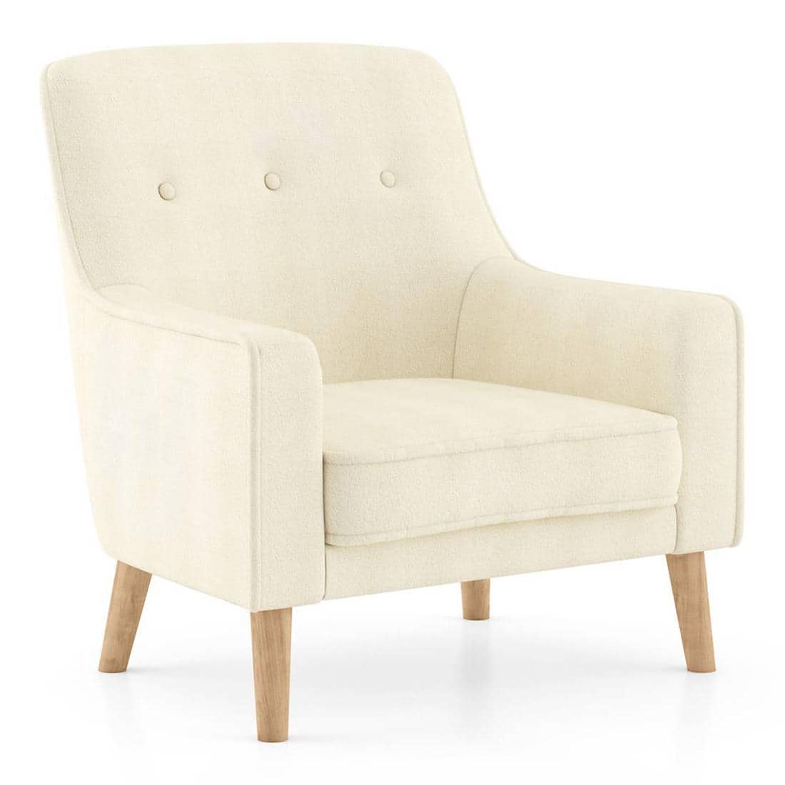 Hagen Lounge Chair in Boucle Himalaya Colour