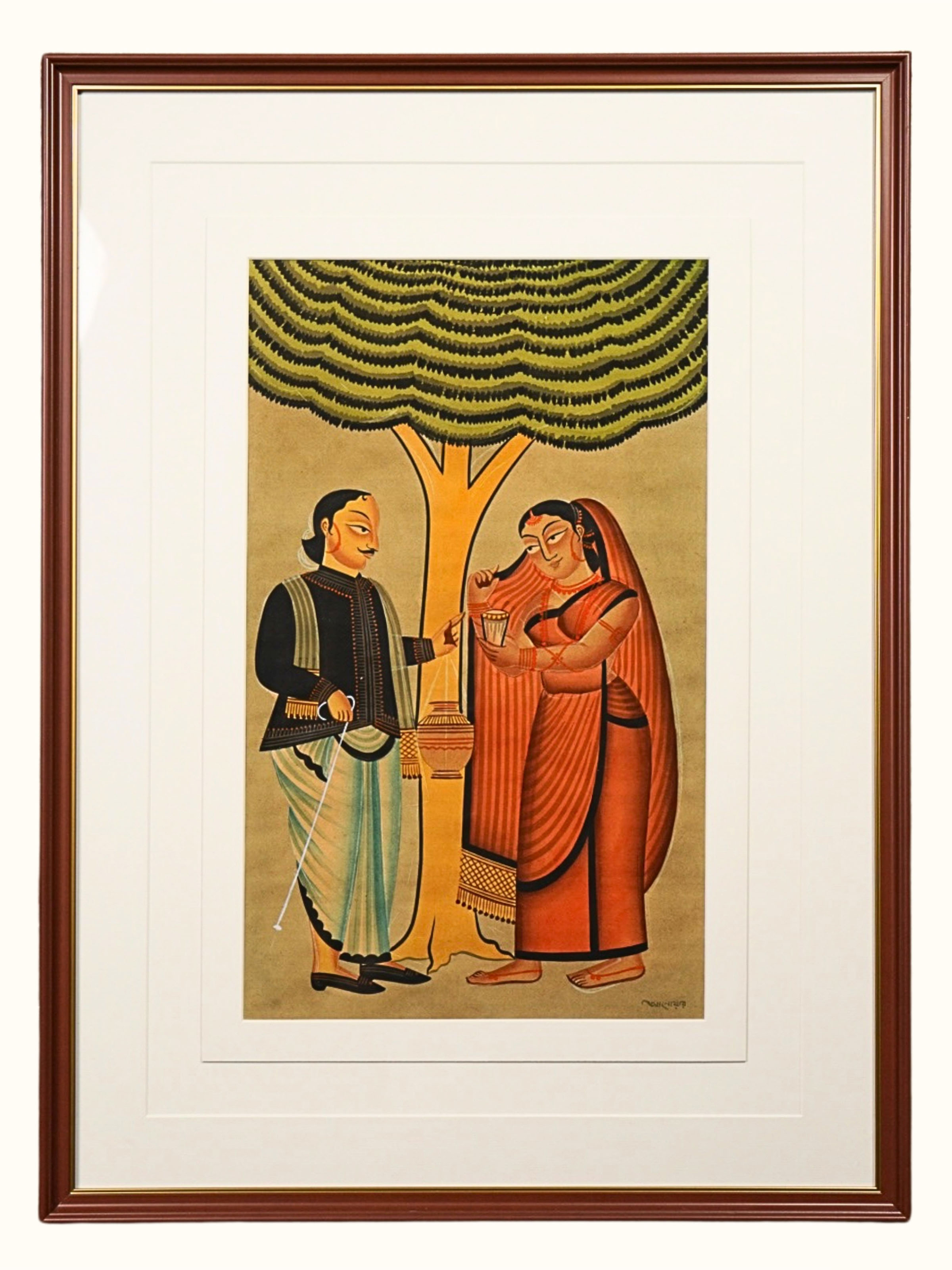 Front view of Kalighat Meeting Painting