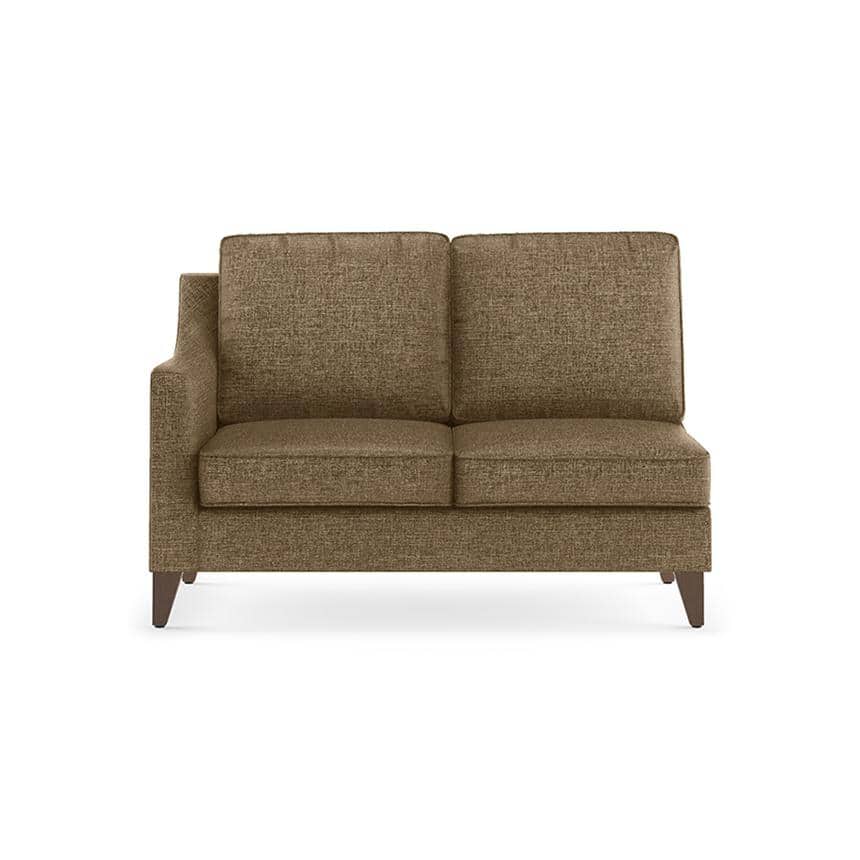 Abbey Sectional Sofa (Colour : Dune, Cushion : Soft, Seater : Right Aligned 2 Seater + Right Aligned Chaise)