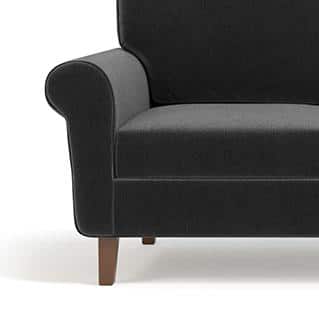 Oxford 3 Seater Fabric Sofa in Pebble Grey Colour