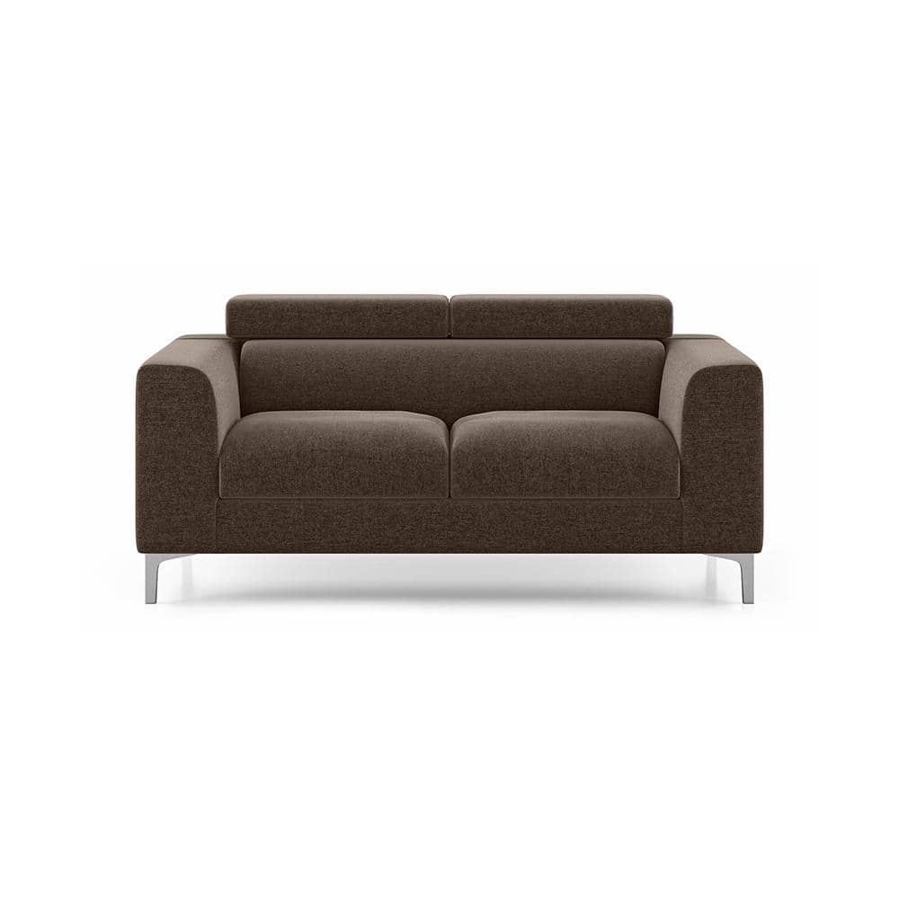 Chelsea 2 Seater Fabric Sofa (Daschund Brown)