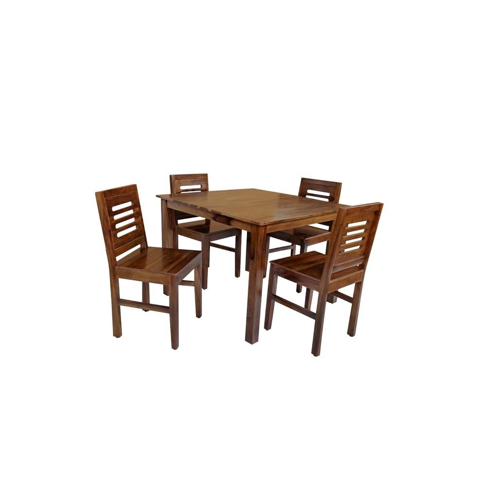 amiest solid wood  4 seater Dining table in  Provincial Teak