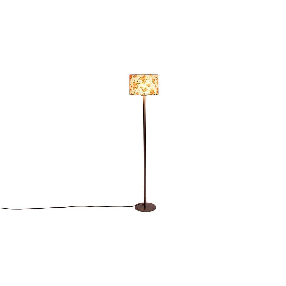 Dayanara Multicolour Cotton Shade Floor Lamp