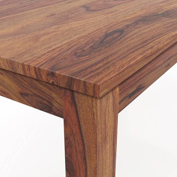 Arabia Solid Wood 6 Seater Dining Table In Teak Finish