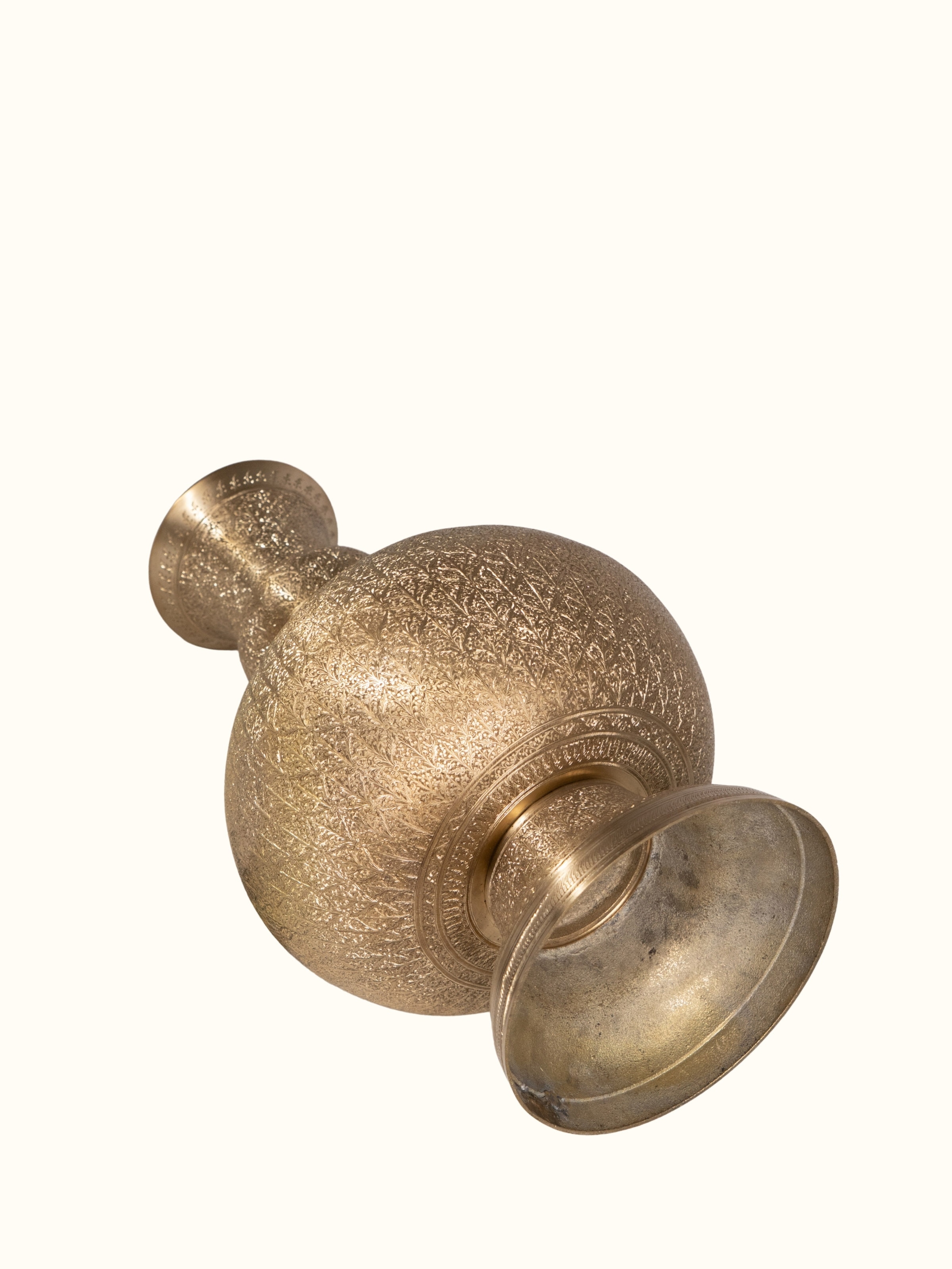 Back view of Brassware Table Vase