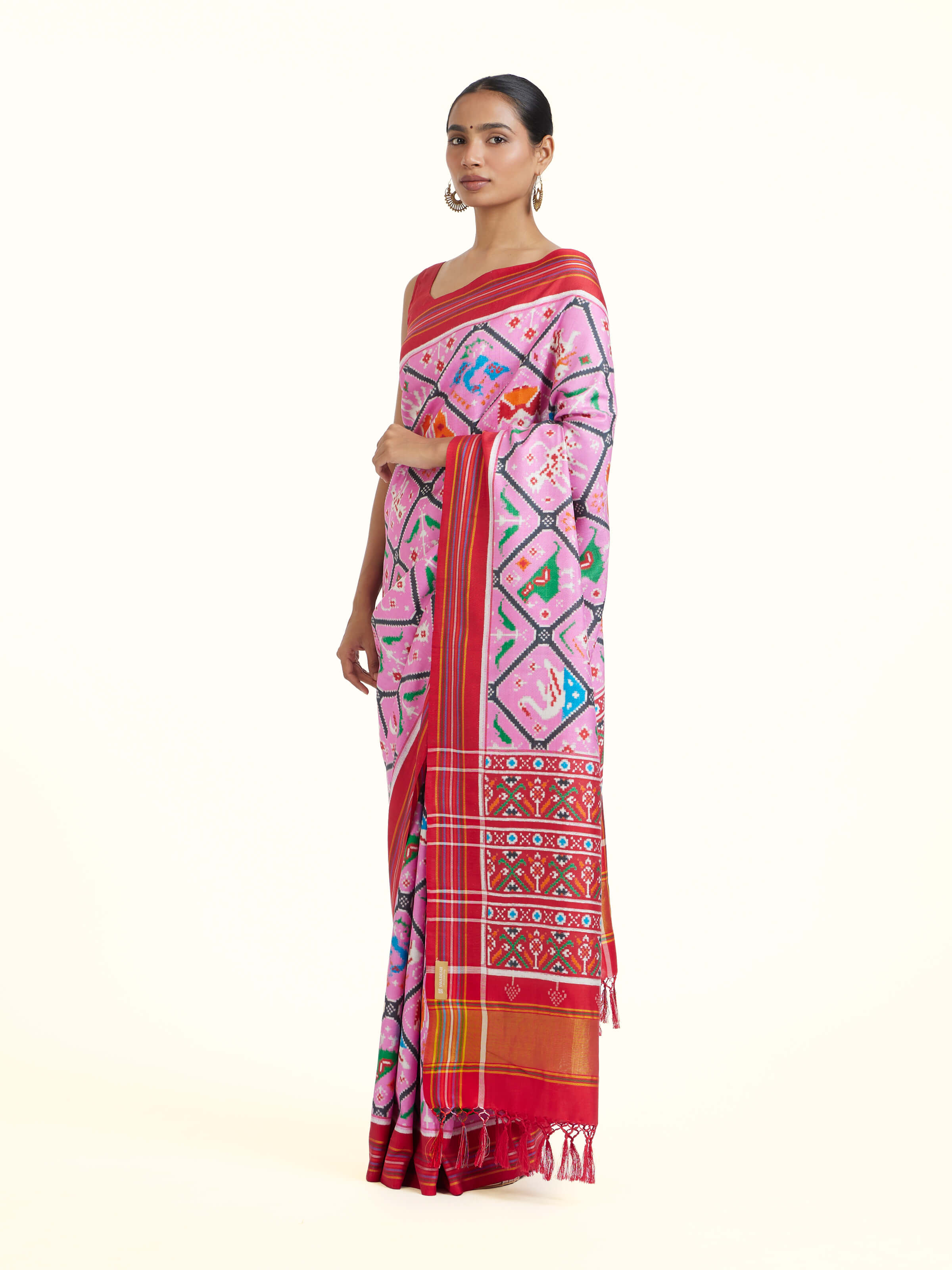 Silk Patan Patola Double Ikat Saree