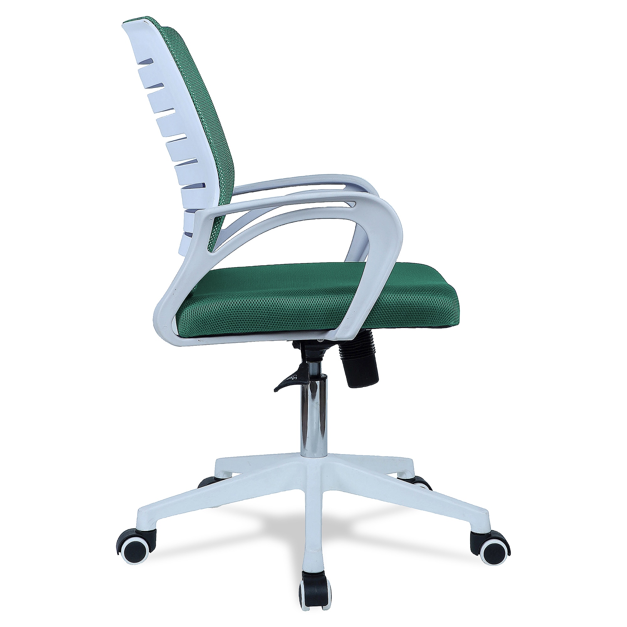 Mmarveal Mid Back Ergonomic Chair in Dark Green Colour