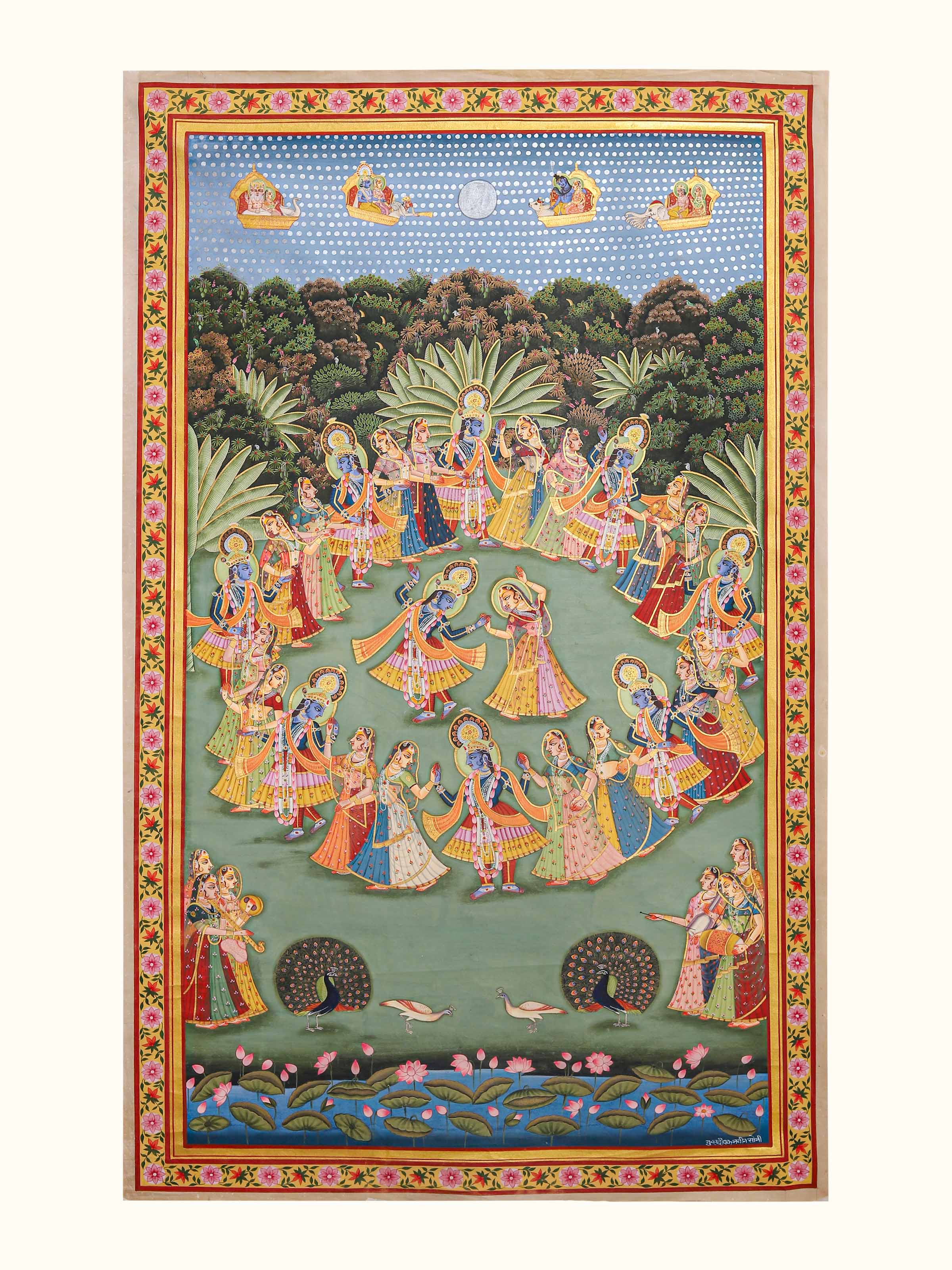 Raas Leela Pichwai Painting