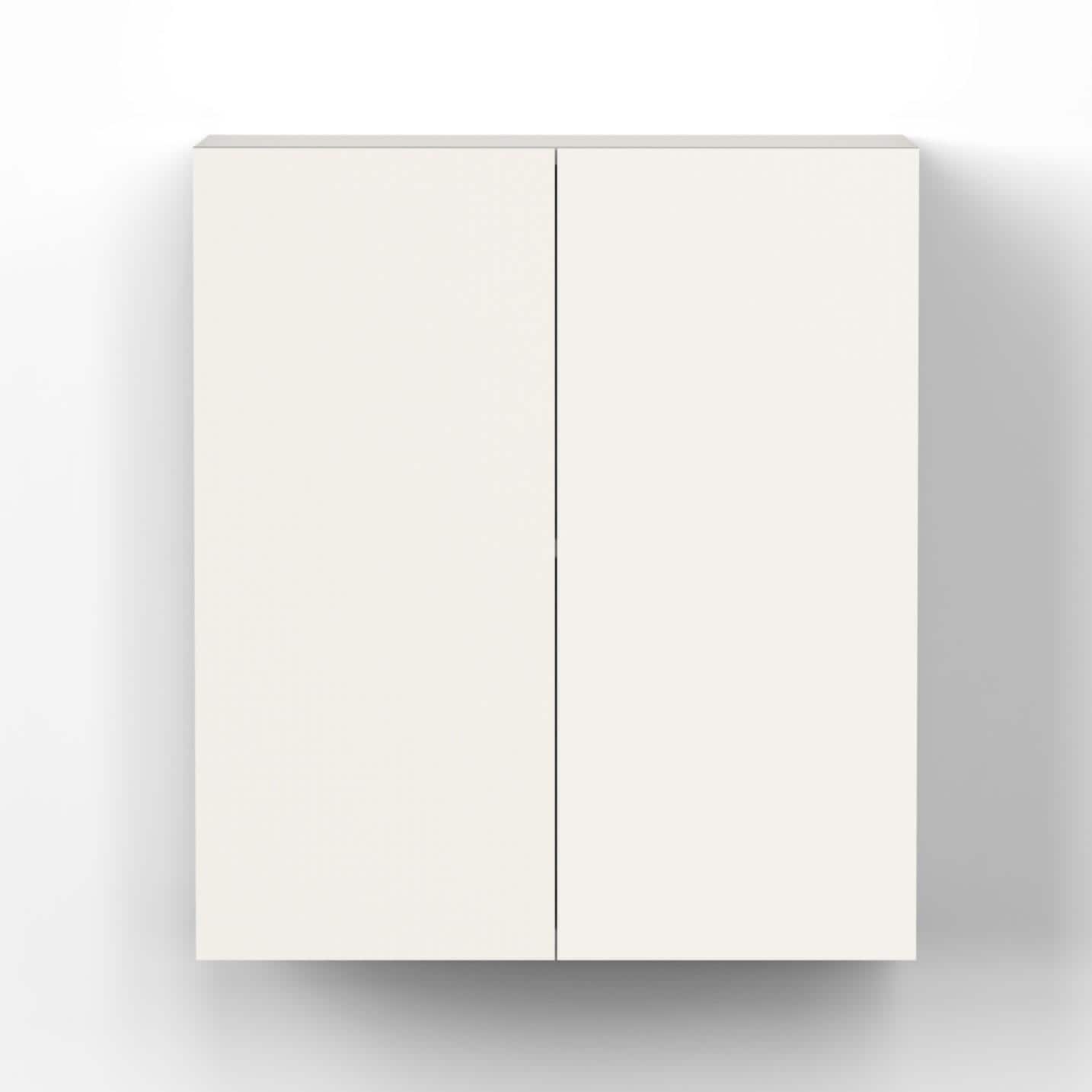 Opryt Engineered Wood Wall Mounted Kitchen Cabinet Rack In White Finish