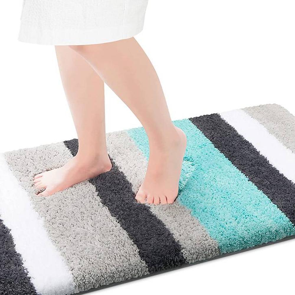 Bathmat 2500 GSM Microfiber Anti Skid Slip Water Absorbent Machine Washable and Quick Dry Italia Mats for Bathroom, Kitchen, Entrance