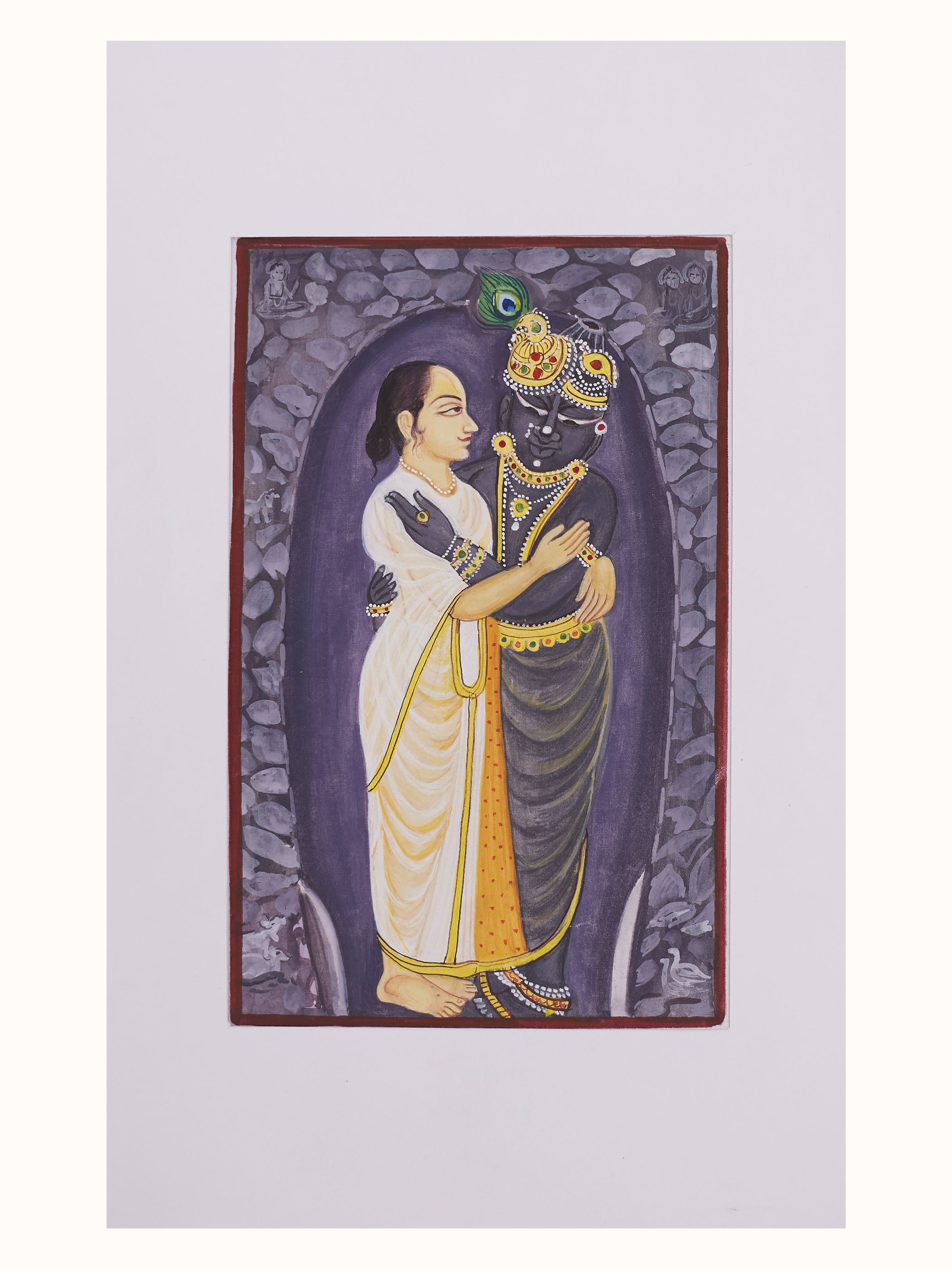 Shrinathji & Mahaprabhuji Miniature Painting